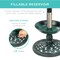 Best Choice Products Solar Lighted Pedestal Bird Bath w/ Planter, Integrated Panel